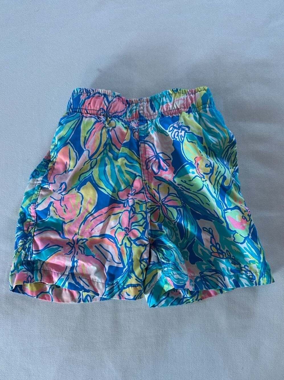 Lilly Pulitzer Boys Capri Trunk Swim Shorts in Surf Gypsea Print